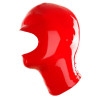 LateXcite Cagoule en latex Openose Rouge
